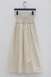 SWAYING/KNIT handmade crochet patchwork skirt SW24SS3B28 apricot
